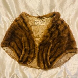 Vintage Brown Royal Mink fur by SK Tate Fur